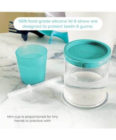Grabease Baby Straw Cup 4oz - BPA-Free Toddler Sippy Cup in Teal - Buy Online on GoSupps.com