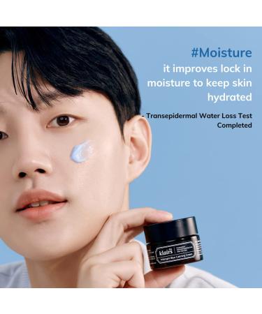 Dear Klairs Midnight Blue Calming Cream 30ml - Soothing Moisturizer for Sensitive Skin - Buy Online on GoSupps.com