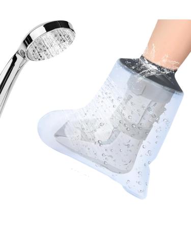 Yoboamic shower protection leg slipproof shower protection leg plaster protection waterproof leg reusable water protection for plaster arm you keep wounds and associations while bathing dry