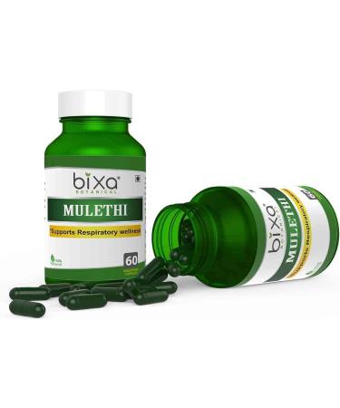 Sheltr Mulethi Extract (Licorice Root Glycyrrhiza Glabra) 25% Glycyrrhizin | Supports Respiratory Wellness | 60 Veg Capsules (450mg) 200 Gm - Buy Online on GoSupps.com