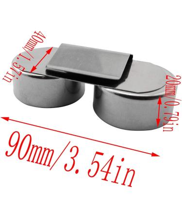 LQ Industrial Stainless Steel Pallet Cup Double Dipper Painting Pot with Screw Cap - Buy Online on GoSupps.com