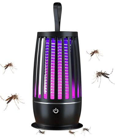 Fly Trap Lamp Flexible and Harmless Fly Killer | Zapper Indoor Electronic Rechargeable Fly Control Light Trap for Virtcooy Black Chargement USB - Buy Online on GoSupps.com