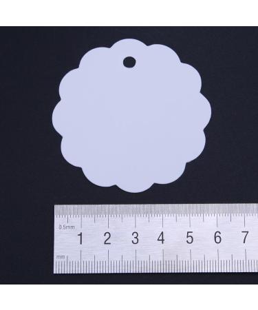 ttnight 50pcs Hanging Tag Cardboard DIY Blank Label Cards Kraft Paper Gift White - Buy Online on GoSupps.com