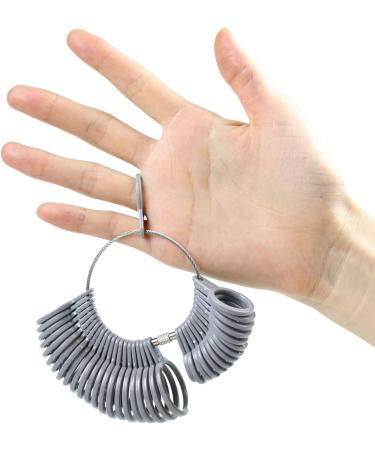 NIUPIKA Ring Sizer Set and Mandrel Finger Sizing Gauge with Rubber Hammer - US Size Jewelry Measurement Tools - Buy Online on GoSupps.com