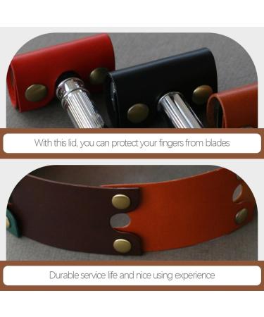 Frcolor 15-Piece Razor Safety Cap Set | Travel-Friendly Leather Cases for Razor Protection | International Shipping Available - Buy Online on GoSupps.com