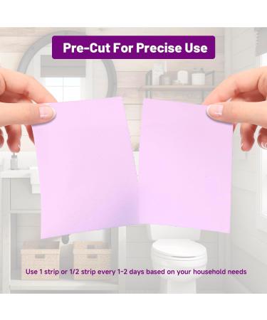 Septic Safe Toilet Bowl Cleaner Sheets | 36 Eco-Friendly Strips for Apartments Dorms & RVs - No Plastic No Bleach - Buy Online on GoSupps.com