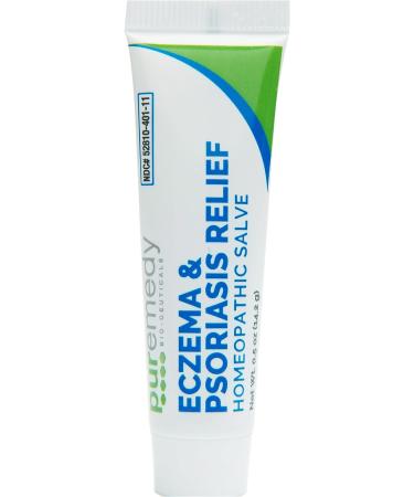 Puremedy Eczema & Psoriasis Relief Ointment - Natural Homeopathic Salve for Dry, Itchy Skin - 0.5 oz - Buy Online on GoSupps.com