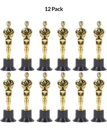 Bedwina 6 Gold Award Trophies - Pack of 12 Bulk Golden Statues for Parties and Gifts - Buy Online on GoSupps.com