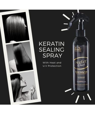 Master Touch Keratin Sealing Spray (8oz/236ml) Designed to reinforce cuticle sealing for nutrient retention after a keratin treatment. - Buy Online on GoSupps.com