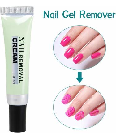 Nail Gel Remover | nail dissolver | Removal Polish Professional Remove Gel Nails Polish Removes Soak Off Polishes in 3-5 Minutes Quickly Clean and Harmless Easy to Use Perfect for Nails Color Rem - Buy Online on GoSupps.com