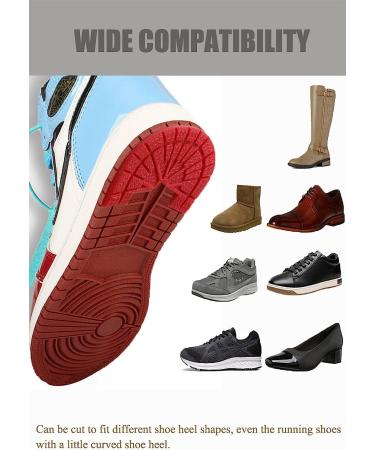 Sole Protector: Strong Self-Adhesive Shoe Heel Repair Plates - Non-Slip Heel Pad for Men and Women - Upgraded Version - 9.5-10.5 - Buy Online on GoSupps.com