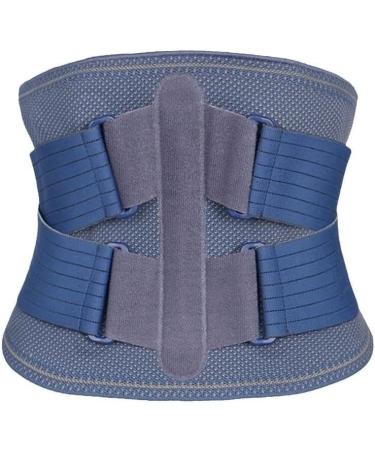 Back Brace Lumbar Support Back Brace Adjustable Lumbar Support Belt Keeps Posture Corrector Waist Trainer Waist Belt(Medium) Medium Blue - Buy Online on GoSupps.com