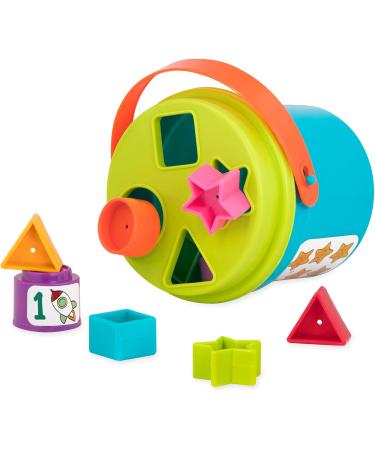 Batta Stacking Cups - Sorting & Learning Toy for Kids 18+ Months | 19-Piece Shape & Number Tower by StapeliMer - Buy Online on GoSupps.com
