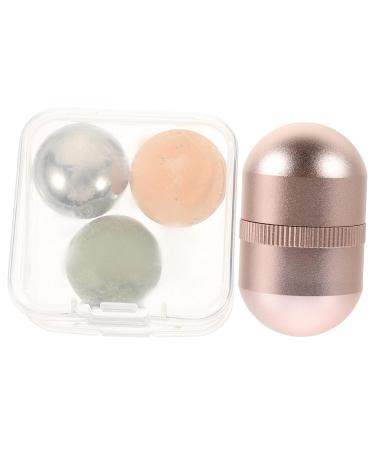 Balacoo 4 Sets Volcanic Stone Jade Roller & Massage Tool - Facial Massage Beauty & Tightening - International Shipping - Buy Online on GoSupps.com