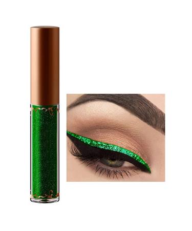 Eye Makeup Liquid 12 Eyeliner Colors With Diamond Glitters With Glitter Metallized Eyeliner For Eyes(8#) 8 #