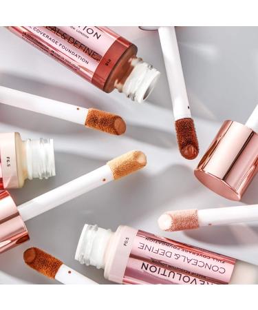 Makeup Revolution Conceal and Hydrate Concealer C14 - Full Coverage & Matte Finish for Dark Skin Tones - Vegan & Cruelty-Free - Buy Online on GoSupps.com