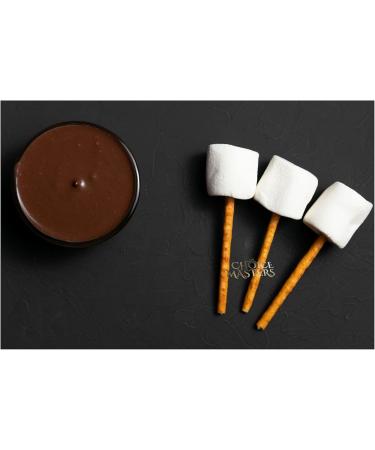 Giant American Marshmallow Toasting Kit: 500g Epic Roasting Marshmallows & 80 Bamboo Skewers - Buy Online on GoSupps.com
