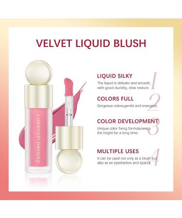 Soft Cream Liquid Blush for Cheeks | Lightweight & Long-Lasting Formula for a Natural Flush | Dewy Finish | Smudge-Proof | Everyday Wear (01) - Buy Online on GoSupps.com