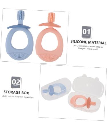 Buy Gatuida 10 STK Silicone Baby Toothbrush - Manual Training Toothbrushes for Toddlers & Children - Buy Online on GoSupps.com