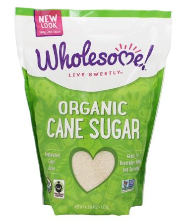 Wholesome  Organic Cane Sugar 4 lbs (1.81 kg)