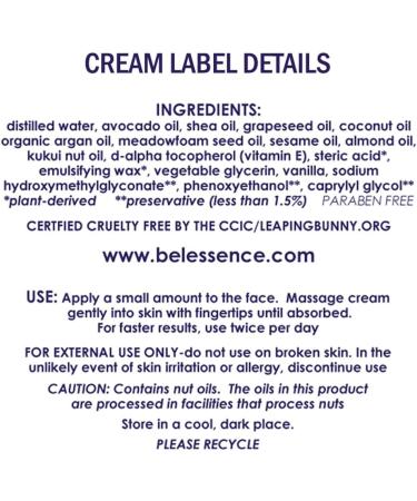 Bel Essence Intensive Anti-Wrinkle and Anti-Aging Treatment Facial Lift Skin Care Formula Cream 1.5 Ounce - Buy Online on GoSupps.com