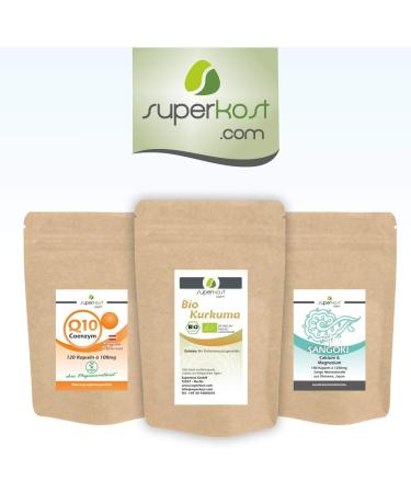  Superkost Superkost Organic turmeric powder ground quality 1A by the specialist since 2010 DE- KO-001 Turmeric root (500g) - Buy Online on GoSupps.com