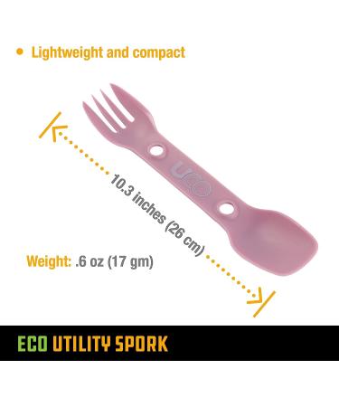 ECO Utility Spork 2-Pack in Green & Lavender - Sustainable Dining Essentials - Buy Online on GoSupps.com
