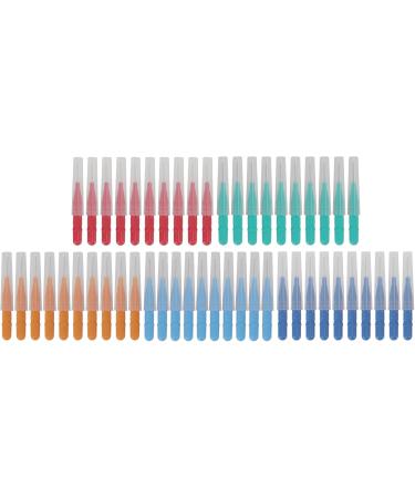 Akozon 50pcs Toothpicks & Interdental Brushes - Premium Oral Health Teeth Cleaning Tools for Fresh Breath & Dental Care - Buy Online on GoSupps.com