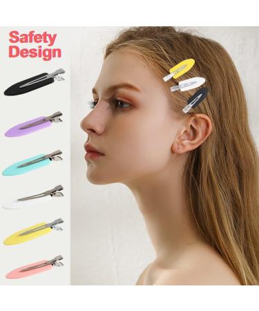 KELYDI No Bend Hair Clips 24 Pieces No Crease Curl Pin Clips Creaseless Hair Clips for Girls Women Hair Styling Accessories(Multicolor) - Buy Online on GoSupps.com