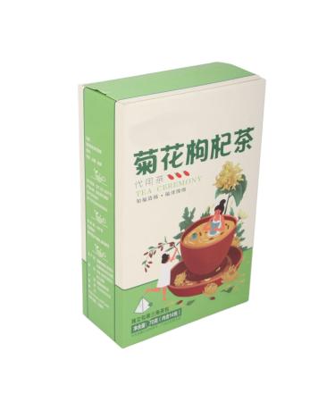14 Packs Tea Chrysanthemum Wolfberry Flower Leaves Rock Sugar Triangle Bag for Home Office