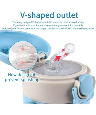 Bunnytoo 300ml Sippy Cup for Toddlers | Leak-Proof Silicone Spout | BPA-Free | Blue | 8+ Months - Buy Online on GoSupps.com