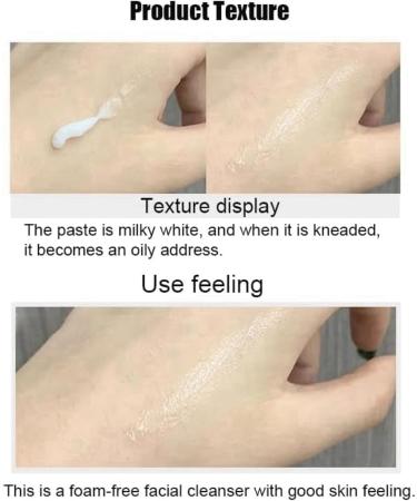 Squalane Facial Cleanser Gentle Squalane Cleanser Moisturising Cleanser with Efficient Squalane Face Wash for Gently Cleaning Pores Face Cleanser for Dry & Sensitive Skin for All Skin Types - Buy Online on GoSupps.com