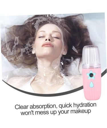 1pc Hydrating Instrument USB Face Moisturizing Shrink Pores Humidifier Water Mist Sprayer Shower Steamers Steamer Pot Nano Face Moisturizer Beauty Instrument Eyelash Abs 11X3.6X3.6cm Pink - Buy Online on GoSupps.com