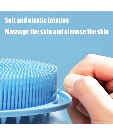 Silicone Body Brush Exfoliating Scrubber - 3 Pack for Kids and Adults - Buy Online on GoSupps.com