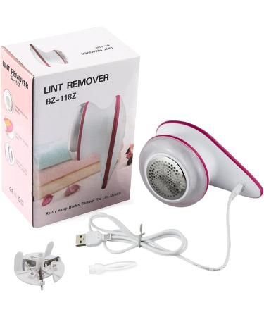 AUNMAS Electric Lint Remover - USB Rechargeable Fabric Fuzz Trimmer with Charging Indicator | Ergonomic Design in Rose Red - Shop Now - Buy Online on GoSupps.com