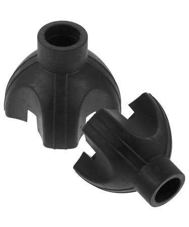 Lurrose Foot Pads Replacement Crutch Rubber Feet 4pcs Covers Seniors Walking Stick Accessories