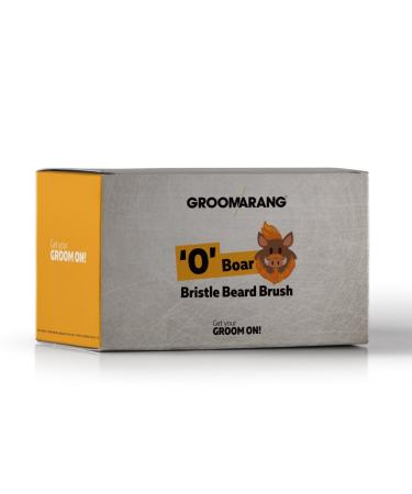 Groomarangs Luxury O Boar Beard Brush - Wild Boar Bristles Grooming Gift for Men - International Shipping - Buy Online on GoSupps.com