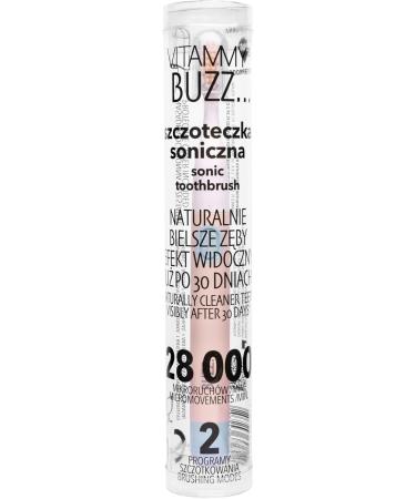 VITAMMY Buzz Universal Sonic Toothbrush - 28 000 Movements 2 Brushing Programs Pink | Best International Shipping - Buy Online on GoSupps.com