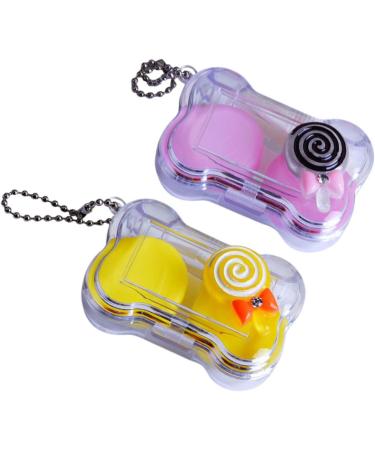 Solustrie Contact Lens Case - Travel-Friendly 6-Sentence Lens Holder & Storage for Outdoor Use | Invisible Plastic Frame - Buy Online on GoSupps.com
