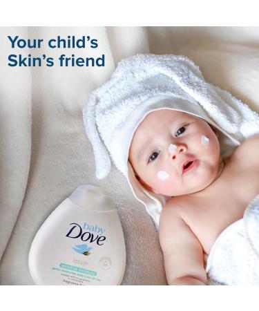 Dove Baby Sensitive Moisture Lotion + 2 Rich Moisture Wipes Bundle - 200ml Nourishing Lotion & Water-Based Pamper Wipes for Diaper Sensitive Skin Care - Buy Online on GoSupps.com