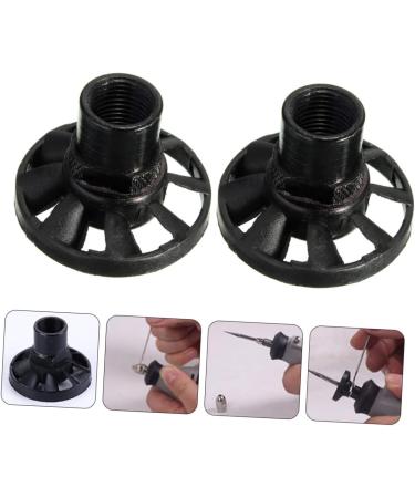 FOYTOKI 2pcs Electric Grinding Chuck Manual Dust Blower Grinding Cleaning Fan Accessory Plastic Black - Buy Online on GoSupps.com