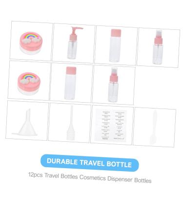 Buy Beaupretty 3 Sets Travel Bottle Kit - Pink PP Trey Push Type - Perfect for International Shipping - Buy Online on GoSupps.com