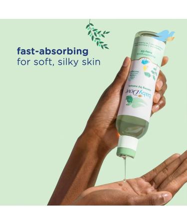 Dove Baby Oil & Lotion Set - Hypoallergenic Moringa & Vitamin E Fragrance Free 8 Oz Each - Nourishing Skincare for Babies - Buy Online on GoSupps.com