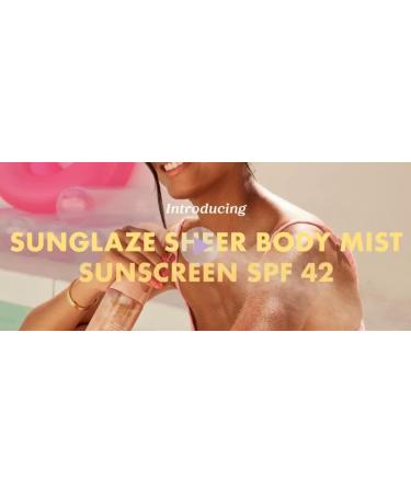 Kopari Rose Gold Sunglaze Sheer Body Mist Sunscreen SPF 42 Infused with Shimmering Body Oil Hydrating Mist Hydrates Brightens Makeup Friendly Gives Skin a Glowy Finish Lightweight  - Buy Online on GoSupps.com