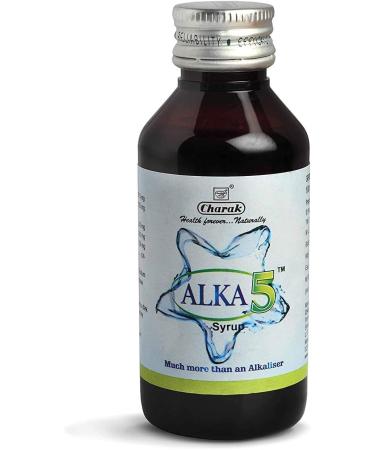 Charak Pharma Alka-5 Syrup A Urine Alkaliser - 100 ml (Pack of 2)