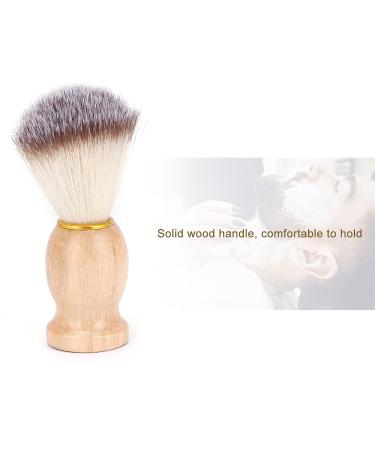 High-Quality Men's Shaving Brush | Comfortable Solid Wood Barber Brush for Home & Barbershop - Buy Online on GoSupps.com