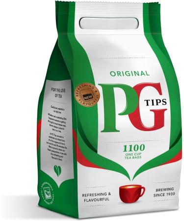 PG tips Compatible One Cup Everyday Tea Bags Bulk Pack Of 1100 Teabags for Catering Birthdays Office Tea Breaks and Afternoon Tea - Buy Online on GoSupps.com