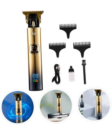 1 Set Hair Clipper Mens Hair Mustache Clippers Hair Cutting Tool Men's Electric for Shaving Face Hair Cutting Clipper Liquid Crystal Electric Scissors Man Titanium Alloy - Buy Online on GoSupps.com