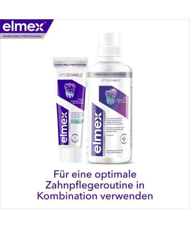 Buy ELMEX Opti-enamel Professional Toothwash 400 ml - International Shipping Available | Best Dental Care - Buy Online on GoSupps.com