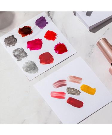 100 Pcs Nail Art Polish Palette - Disposable Waterproof Mixing Papers for Gel & Resin - Perfect for Home Salon & Professional Nail Supplies - Buy Online on GoSupps.com
